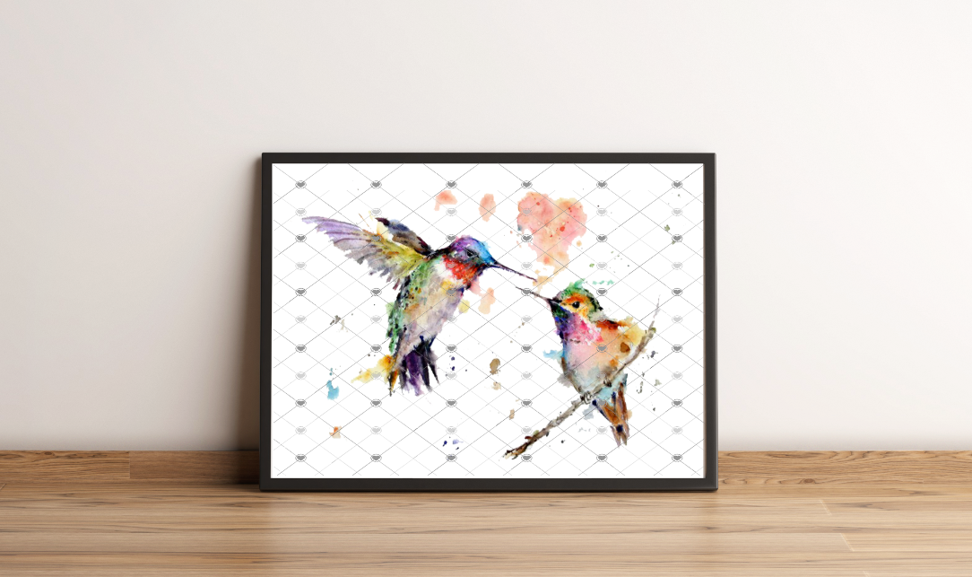 Hummingbird A4 Print, Hummingbird Custom Print, Personalised Art